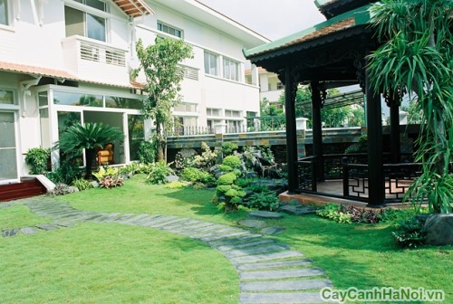 Sân vườn biệt thự kiểu Nhật