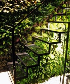 Tường cây dưới chân cầu thang 2 tuong cay chan cau thang 4