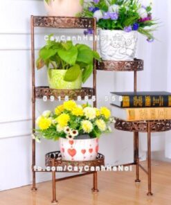 Kệ sắt trang trí cây hoa châu âu 1 Kệ sắt trang trí cây hoa châu âu