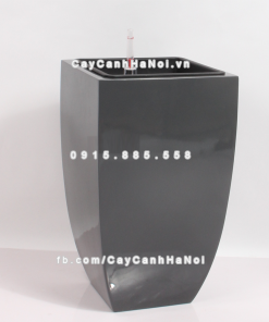 Chậu composite trồng cây cao cấp thông minh 1021S (Xám bóng) 1 Chau composite trong cay thong minh cao cap 1021S xam2