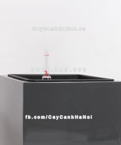 Chậu composite trồng cây cao cấp thông minh 1021S (Xám bóng) 3 Chau composite trong cay thong minh cao cap 1021S xam4