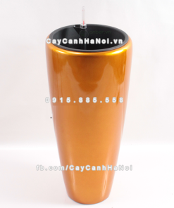 Chau composite trong cay thong minh cao cap 1649S vang gold3