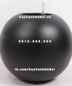 Chậu composite trồng cây cao cấp thông minh SE8889S (Đen mờ) 3 Chau composite trong cay thong minh cao cap SE8889S den5