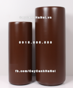 Chậu composite trồng cây cao cấp Anber 1232 (Nâu mờ) 1 chau composite trong cay cao cap 1232 nau mo 3