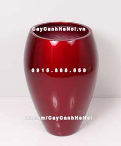 Chậu composite trồng cây cao cấp Anber 1240 (Đỏ đô) 2 chau composite trong cay cao cap 1240 do do 2
