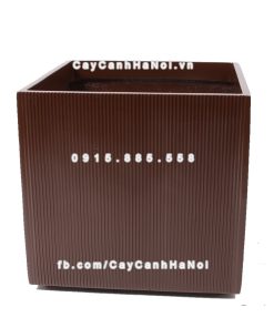 Chậu composite trồng cây cao cấp Anber 1483 (Nâu mờ) 4 chau composite trong cay cao cap 1483 nau mo 4
