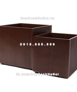 Chậu composite trồng cây cao cấp Anber 1483 (Nâu mờ) 5 chau composite trong cay cao cap 1483 nau mo 6