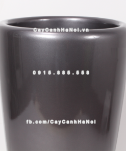 Chậu composite trồng cây cao cấp Anber 1649 (Xám bóng) 1 chau composite trong cay cao cap 1649 xam bong 2