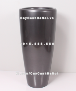 Chậu composite trồng cây cao cấp Anber 1649 (Xám bóng) 2 chau composite trong cay cao cap 1649 xam bong 3
