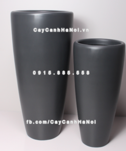 Chậu composite trồng cây cao cấp Anber 1649 (Xám mờ) 3 chau composite trong cay cao cap 1649 xam mo 4