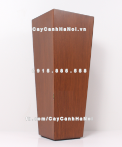 Chậu composite trồng cây cao cấp Anber 1014 (Vân gỗ) 4 chau composite trong cay cao cap Anber 1014van go 1