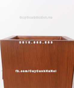 Chậu composite trồng cây cao cấp Anber 1014 (Vân gỗ) 5 chau composite trong cay cao cap Anber 1014van go 5