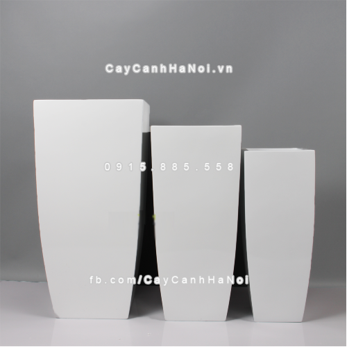 Chậu composite trồng cây cao cấp Anber 1025 (Trắng bóng) 4 chau_composite_trong_cay_cao_cap_anber_1025trang_bong-4