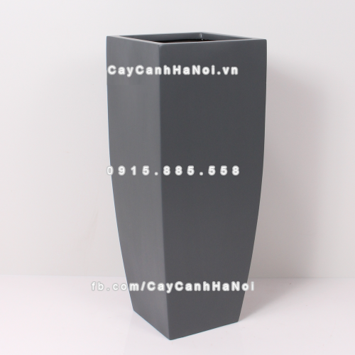 Chậu composite trồng cây cao cấp Anber 1025 (Xám mờ) 10 chau_composite_trong_cay_cao_cap_anber_1025xam_mo-2