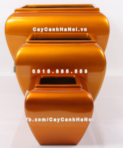 Chậu composite trồng cây cao cấp Anber 1026 (Vàng gold bóng) 4 chau composite trong cay cao cap anber 1026vang gold bong 5