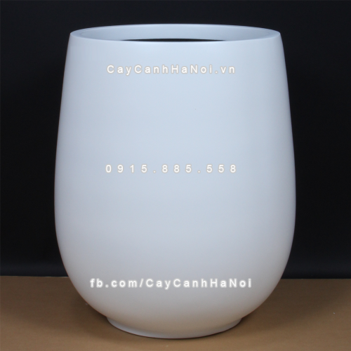 Chậu composite trồng cây cao cấp Anber 1133 (Trắng mờ) 5 chau_composite_trong_cay_cao_cap_anber_1133trang-mo-1