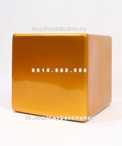 Chậu composite trồng cây cao cấp Anber 1476 (Vàng gold) 3 chau composite trong cay cao cap anber 1476vang gold 3