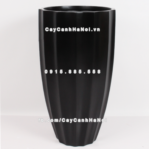 Chậu composite trồng cây cao cấp Anber 6668 (Đen mờ) 5 chau_composite_trong_cay_cao_cap_anber_6668_den_mo1
