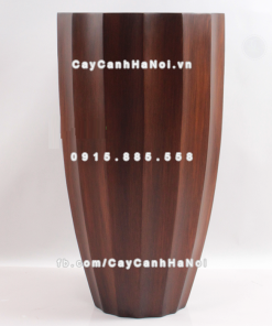 Chậu composite trồng cây cao cấp Anber 6668 (Vân gỗ) 2 chau composite trong cay cao cap anber 6668 van go2