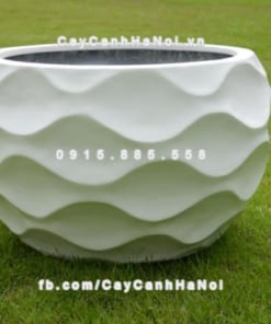 Chậu nhựa composite iPot họa tiết ( IP-00100)
