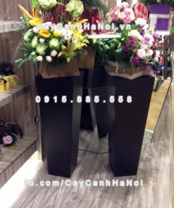 Chậu trồng cây composite iPot vuông sang trọng ( IP-00076 )