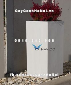 Chậu cây composite Havico Lazy vuông cao| CB-335