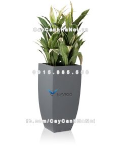 Chậu composite Havico July vuông vát đáy| CB-339