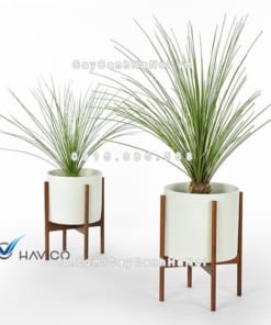 Chậu cây cảnh composite Havico Leno độc đáo| CB-319